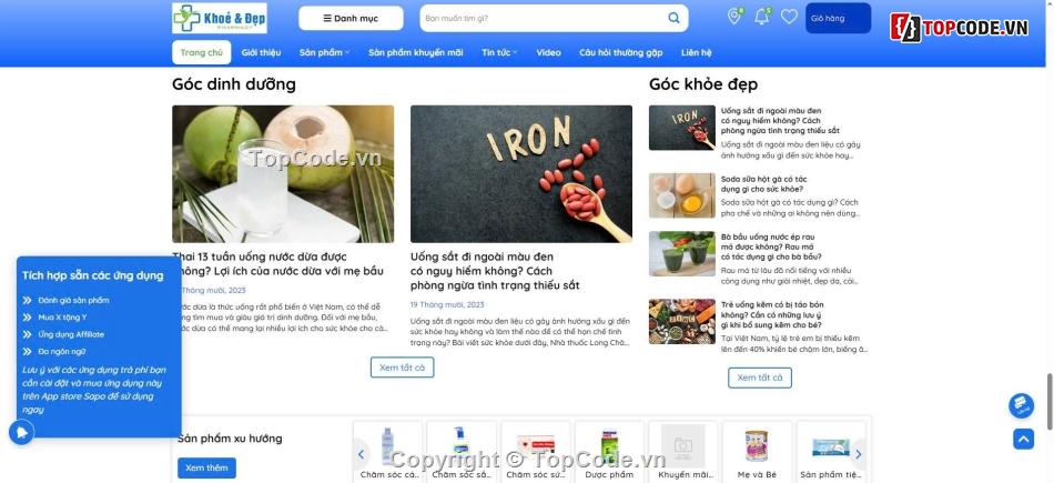 Website bán hàng,chuẩn seo,thuốc,nhà thuốc